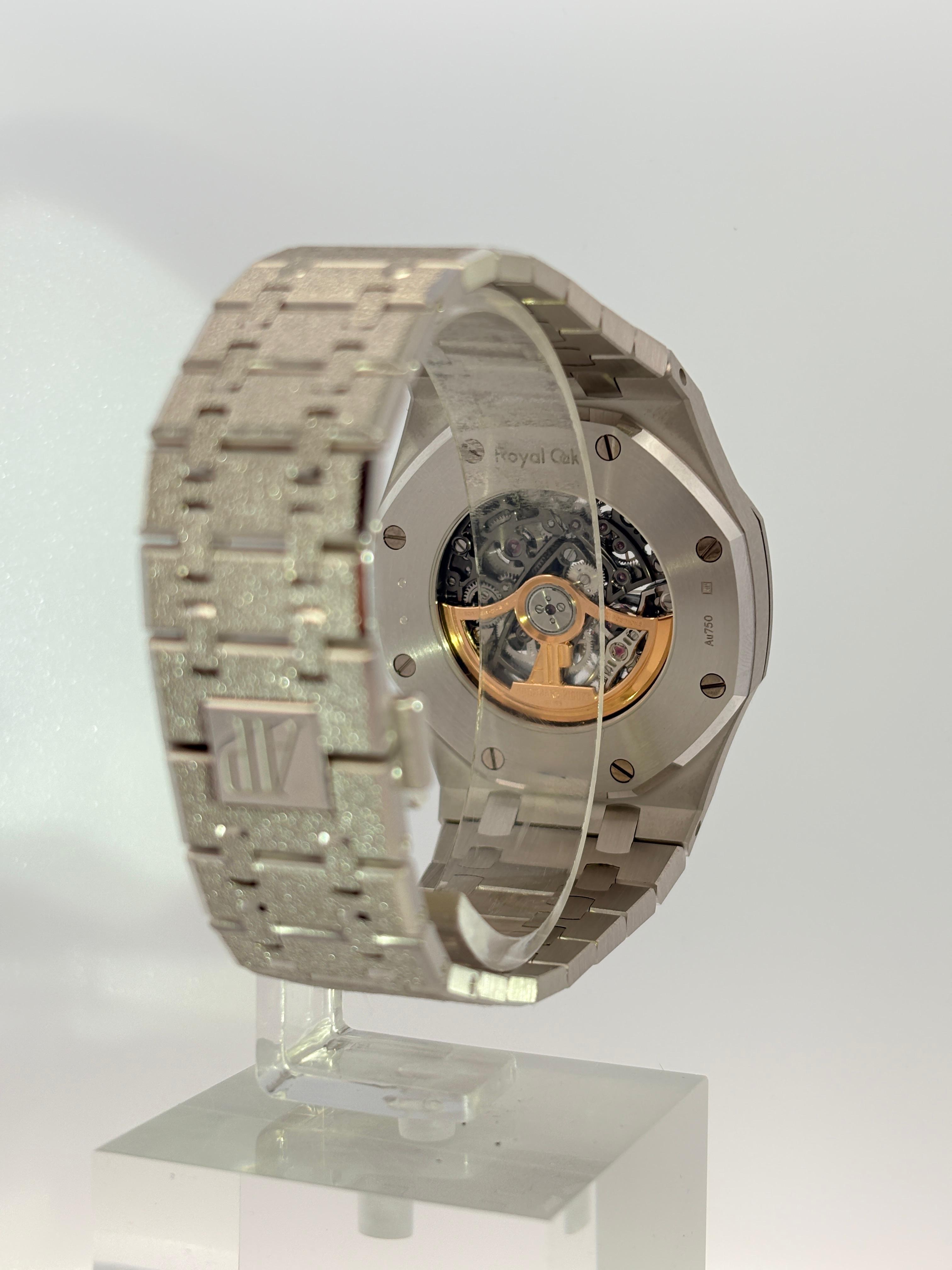 AUDEMARS PIGUET ROYAL OAK FROSTED GOLD DOUBLE BALANCE WHEEL OPENWORKED - Image 9