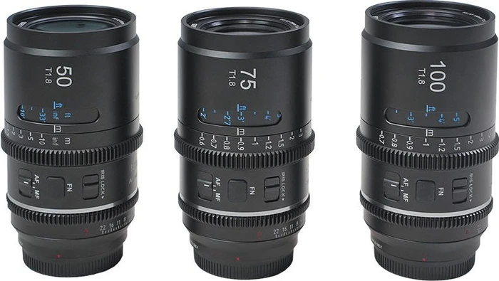 Sirui Astra 1.33x FF AF Sony E Mount Anamorphic Cine Lens 50 / 75 / 100mm T1.8