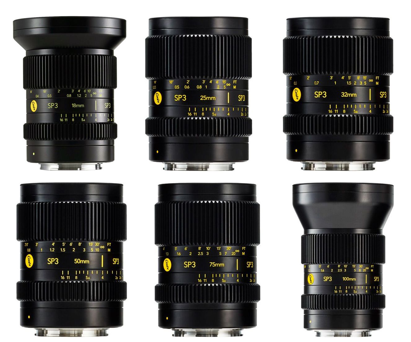 Cooke SP3 6 lens kit