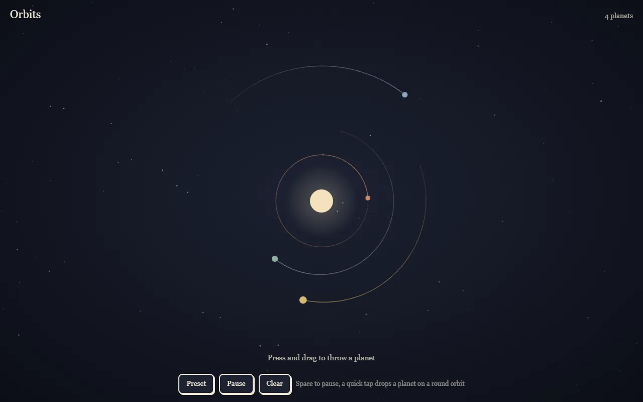 Orbits: zrzut ekranu 1 z 2