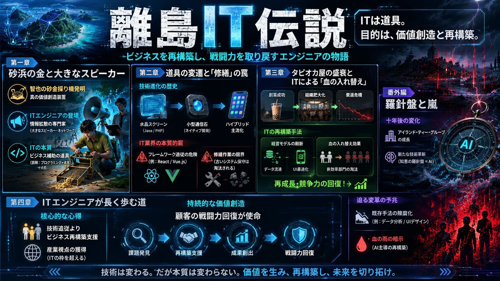 離島IT伝説──変化を導くITエンジニアの真髄と未来予測