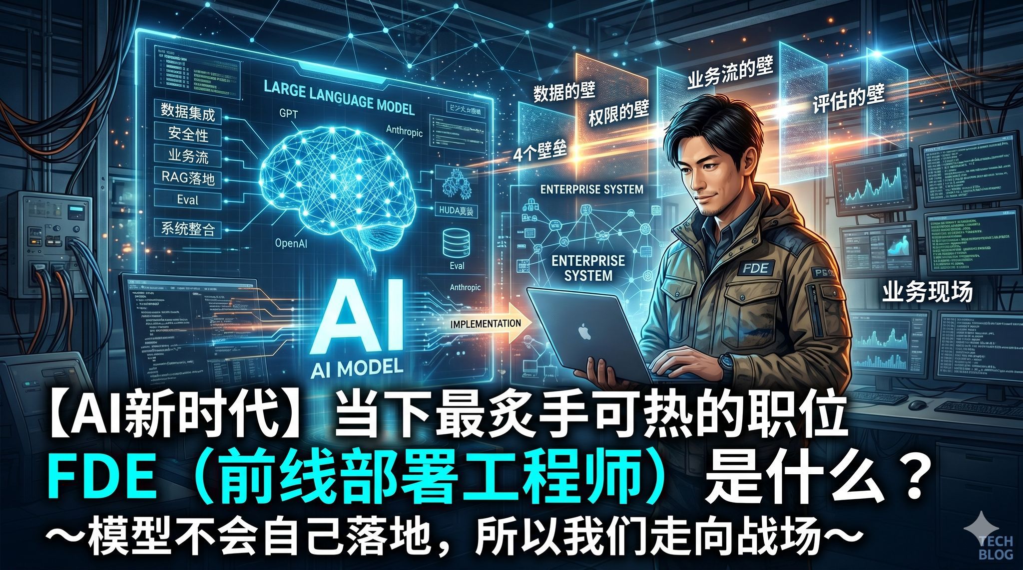 【AI新时代】当下最炙手可热的职位“FDE（前线部署工程师）”是什么？——模型不会自己落地，所以我们走向战场