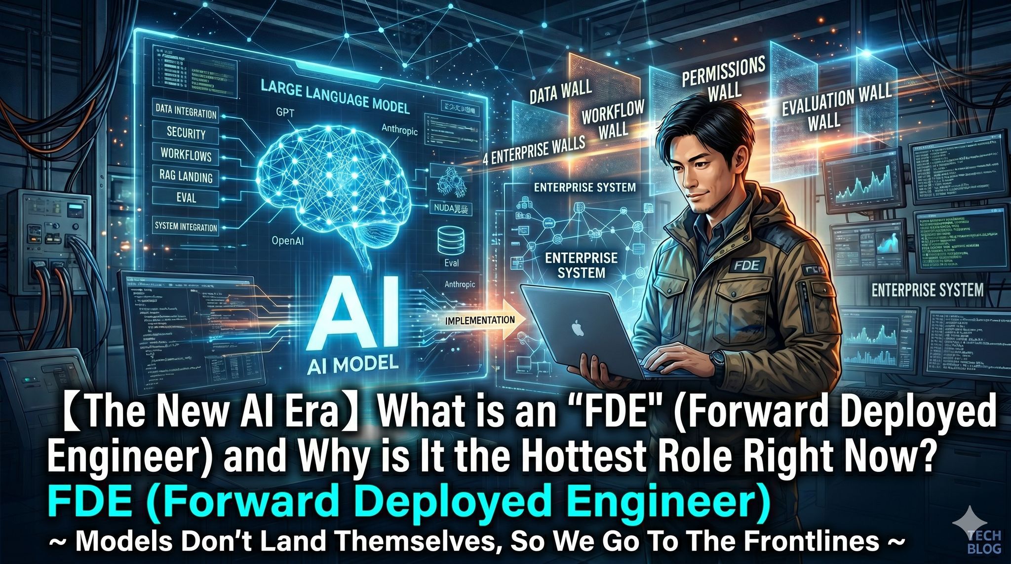 【The New AI Era】What is an "FDE" (Forward Deployed Engineer) and Why is It the Hottest Role Right Now? ~ Models Don't Land Themselves, So We Go To The Frontlines ~