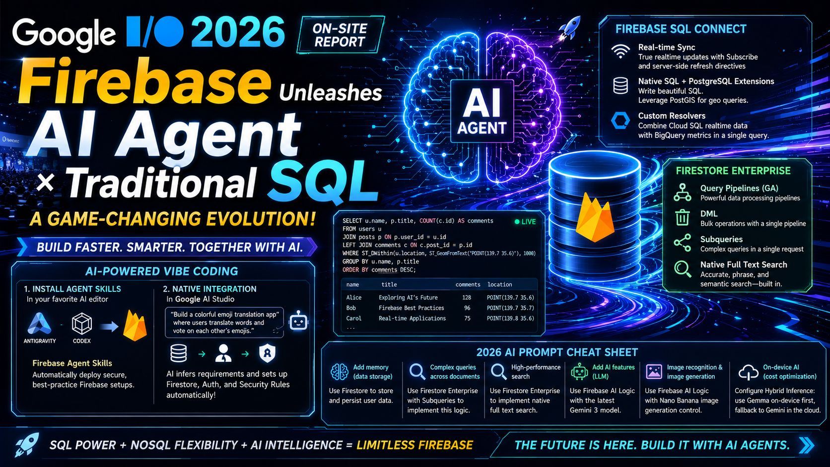 [2026 Report] Firebase Reaches a New Horizon: How the Fusion of AI Agents and SQL is Rewriting the Rules of Development