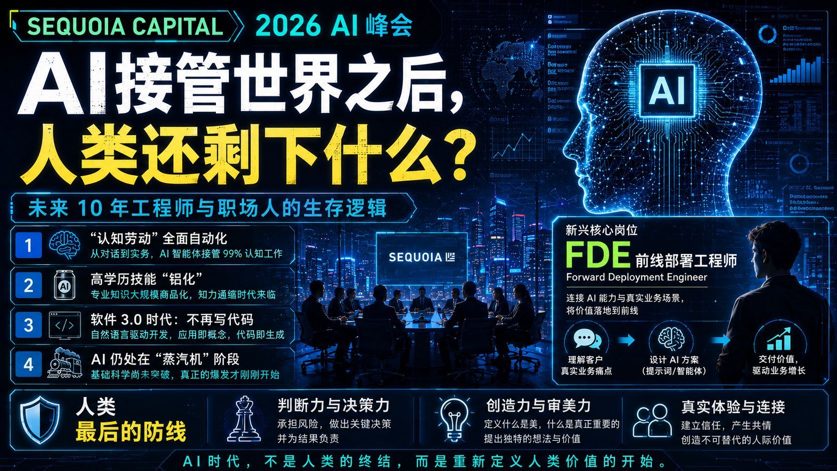 认知工业革命的序幕：红杉资本 2026 AI峰会所突显的“人类生存法则”
