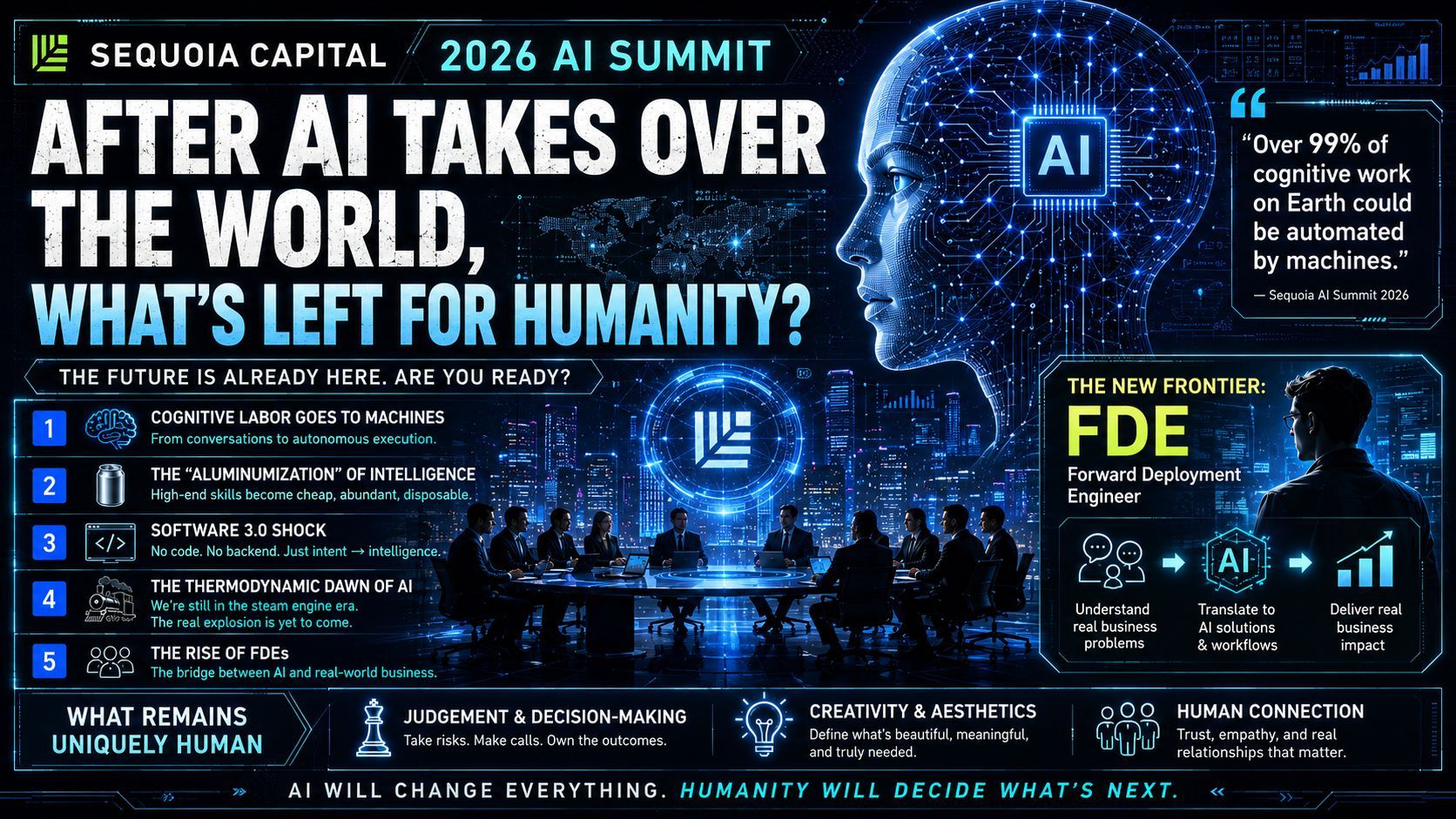 The Dawn of the Cognitive Industrial Revolution: Survival Strategies for the AI Era from Sequoia Capital’s 2026 Summit