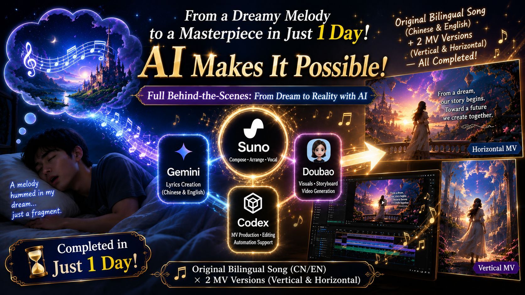 From a Dreamt Hum to a Finished Track?! How I Used AI to Create a Bilingual Song & MV in Just One Day
