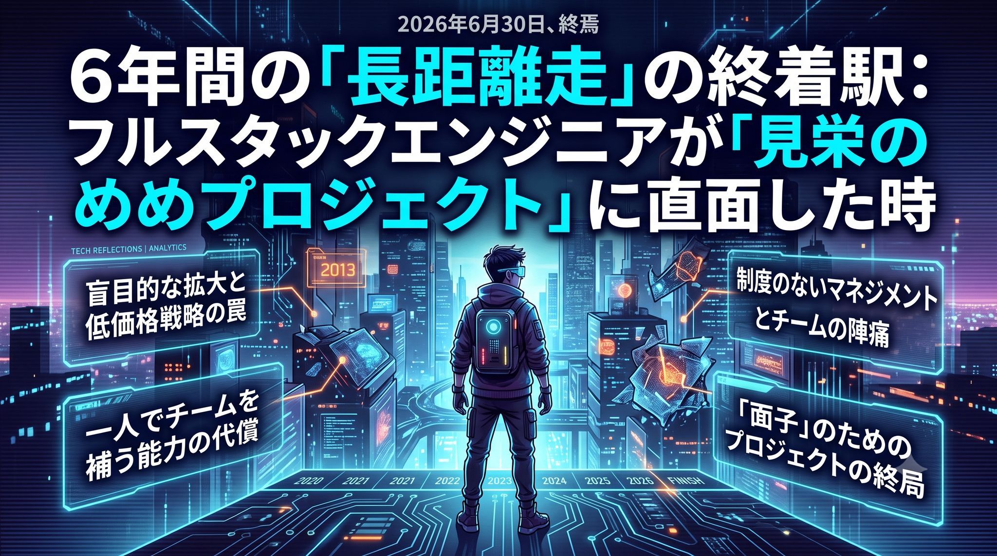 6年間の「長距離走」の終着駅：フルスタックエンジニアが「見栄のためのプロジェクト」に直面した時