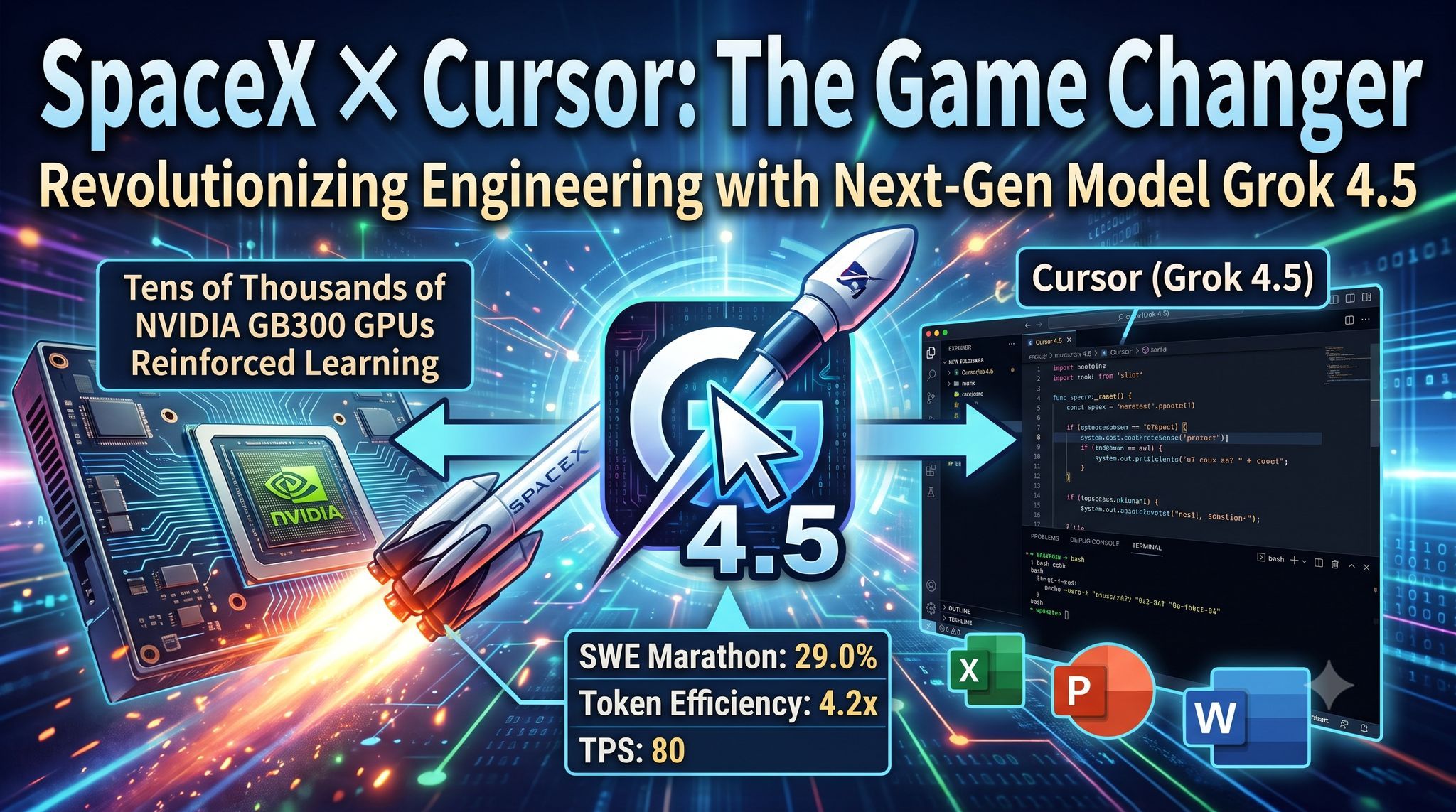 Grok 4.5 Release: Engineering Performance and Agent Capabilities with SpaceXAI and Cursor