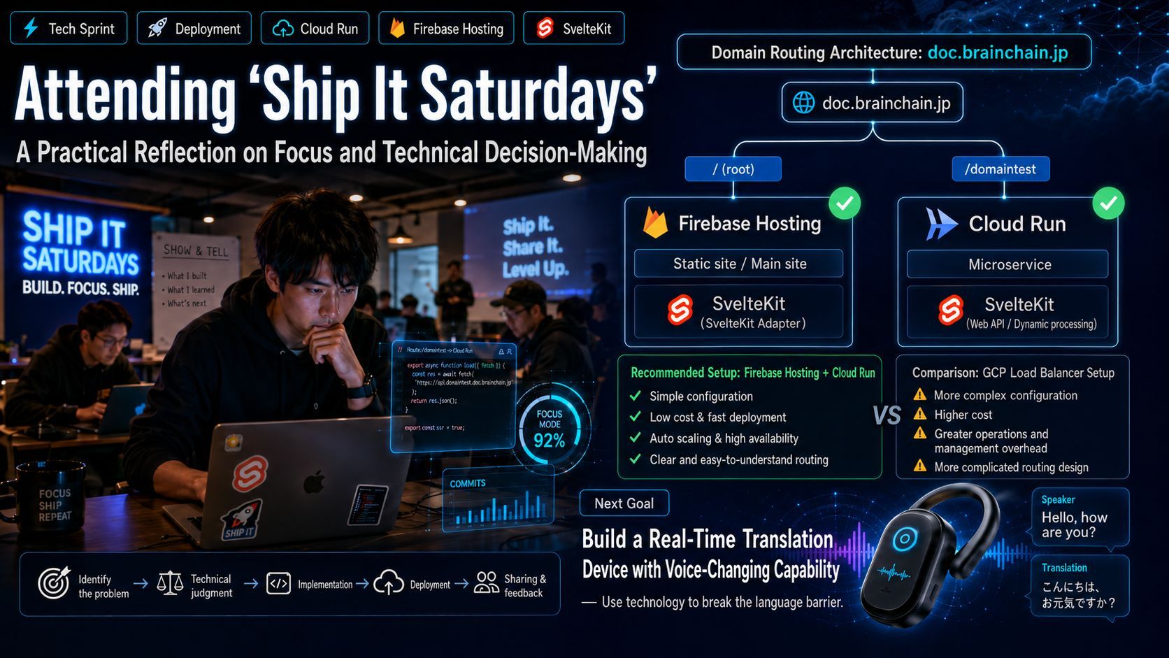 Participating in "Ship It Saturdays": Implementing Efficient Routing with Firebase Hosting and Cloud Run