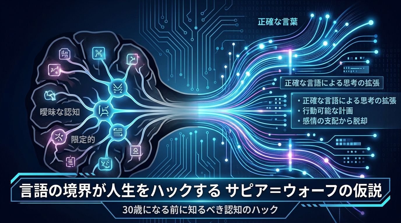 サピア=ウォーフの仮説:言語の境界が人生の境界になる理由