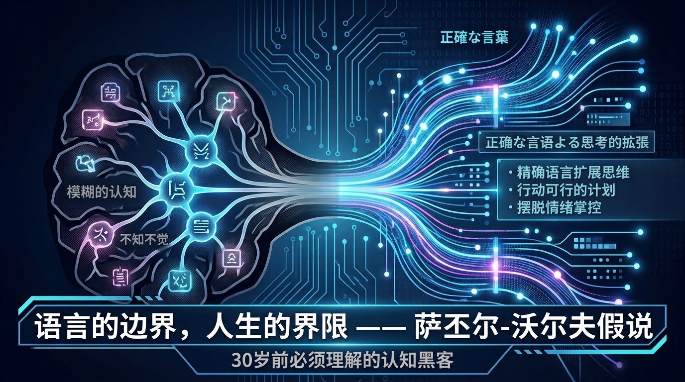 萨皮尔-沃尔夫假说：你的语言边界，就是你人生的边界