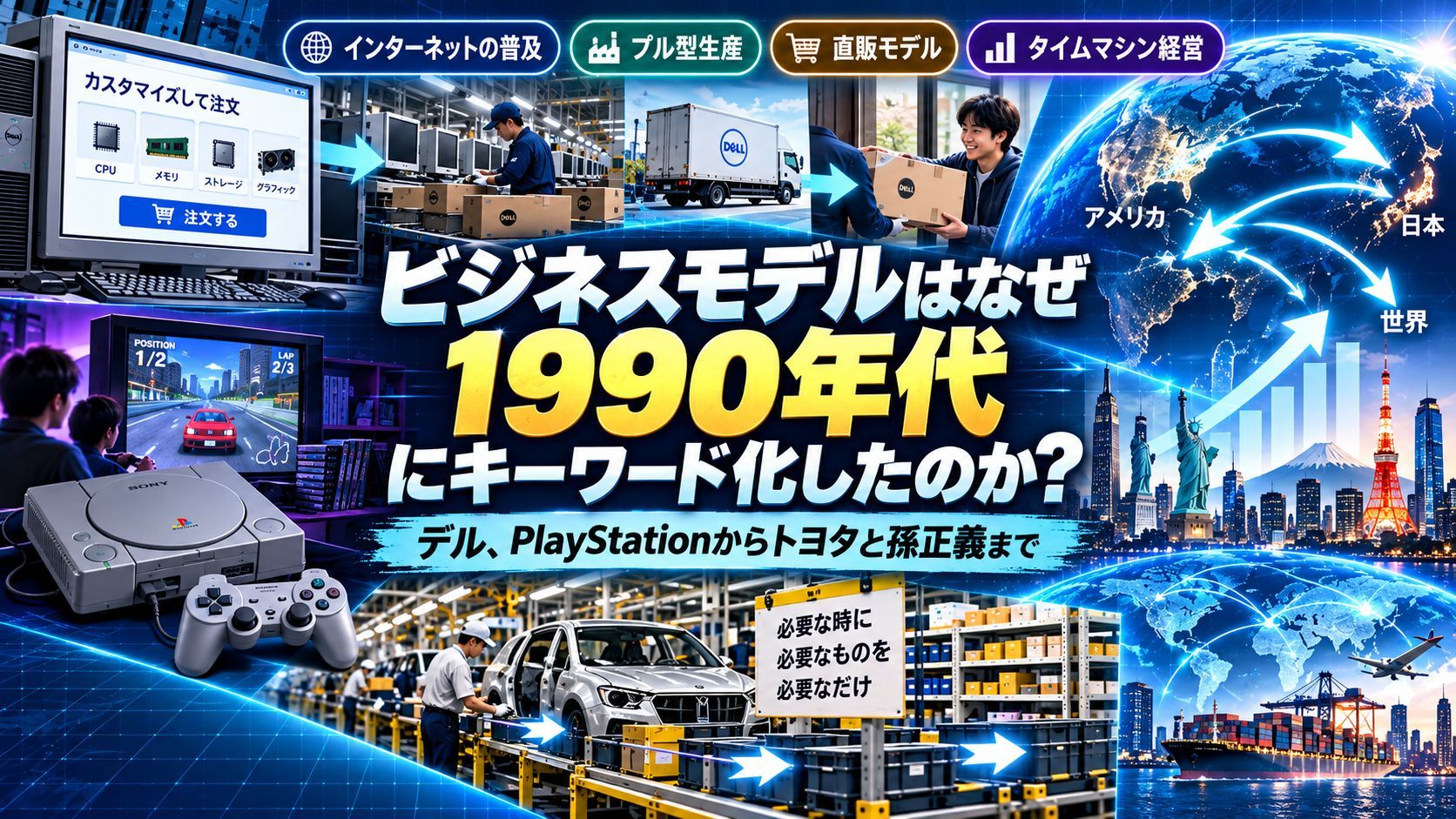 ビジネスモデルはなぜ1990年代にキーワードになったのか——デル、プレイステーション、トヨタ、そしてソフトバンクの「タイムマシン経営」