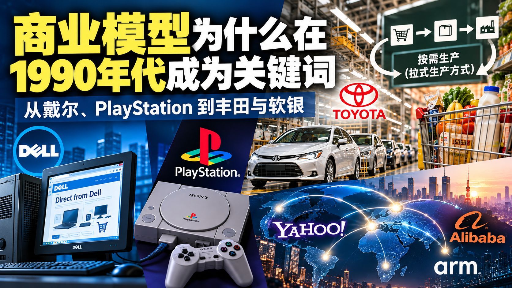 商业模型为何在 1990 年代成为关键词：从戴尔、PlayStation 到丰田与软银