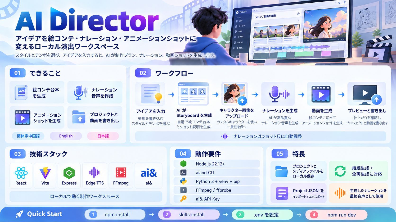 AI Director：「一言で動画生成」を、検証できる制作パイプラインに分解する