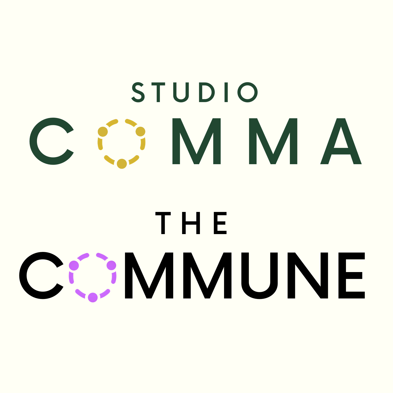 Studio Comma & The Commune logo