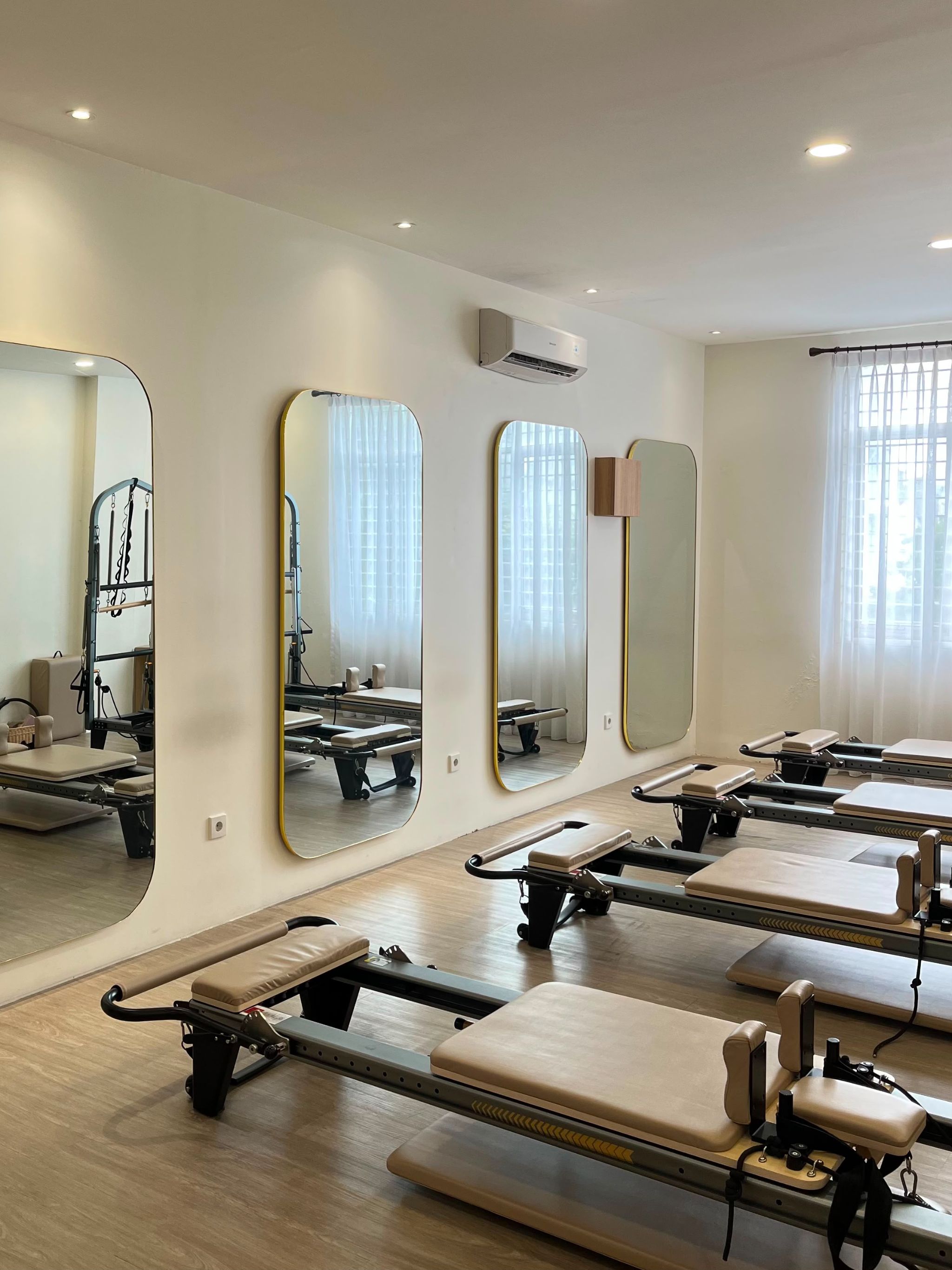 The Pilates Era studio floor in Kebon Jeruk, Jakarta Barat
