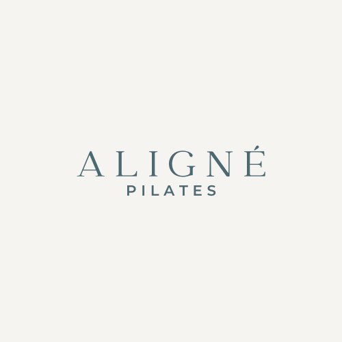 Aligné Pilates logo