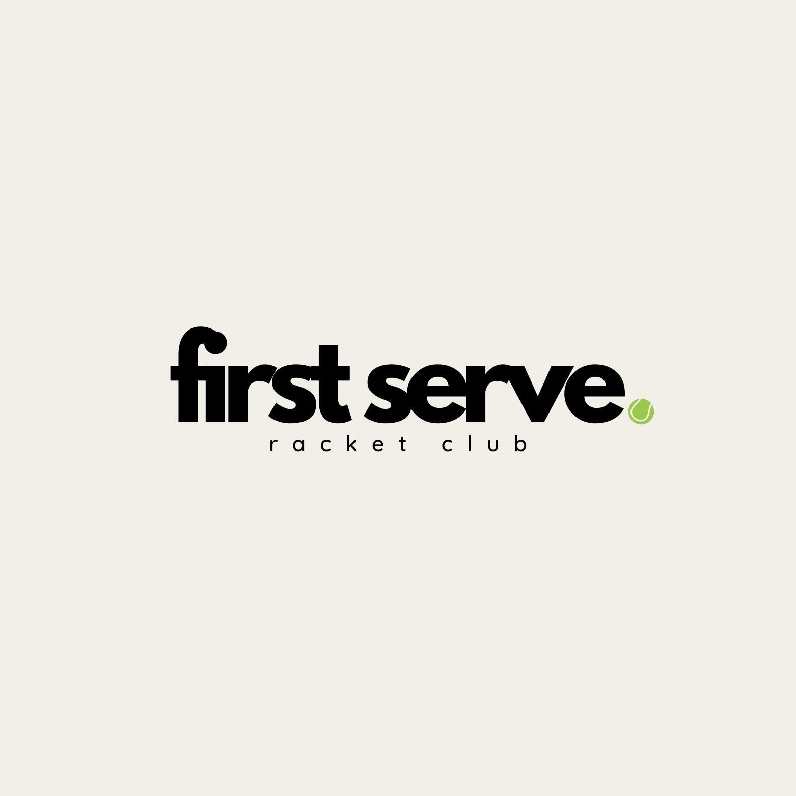 First Serve Racket Club logo
