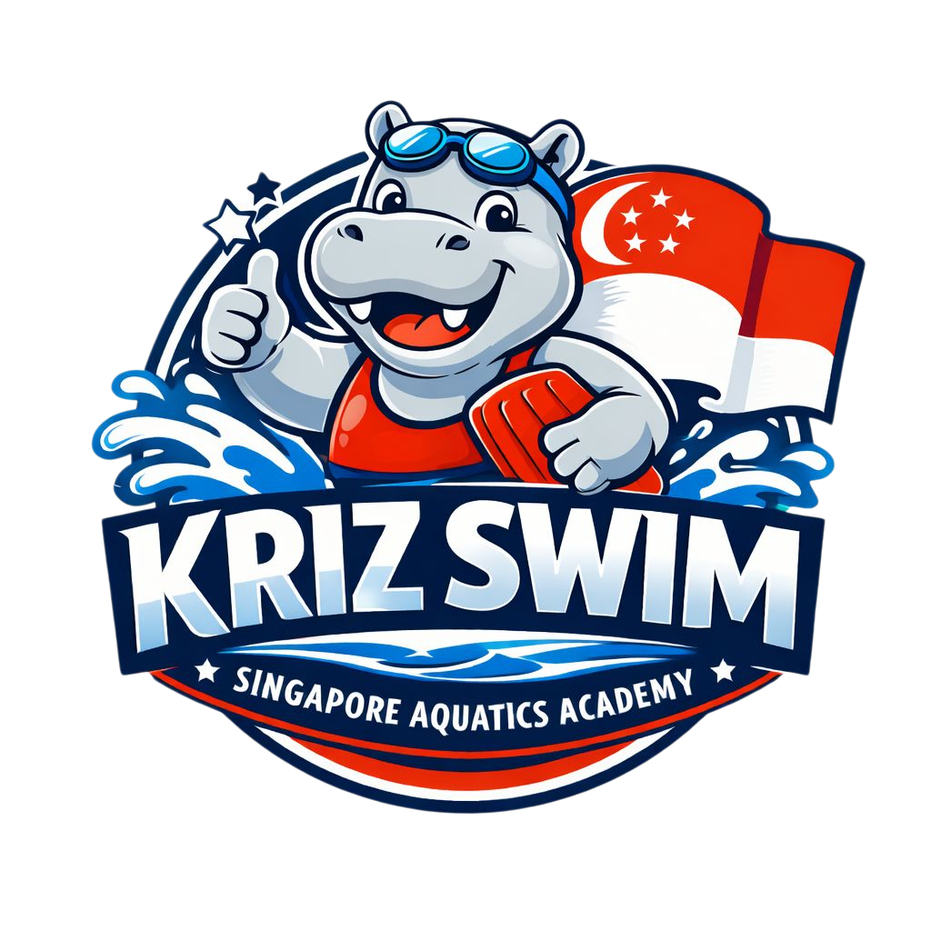 KRIZ SWIM SINGAPORE AQUATICS ACADEMY logo