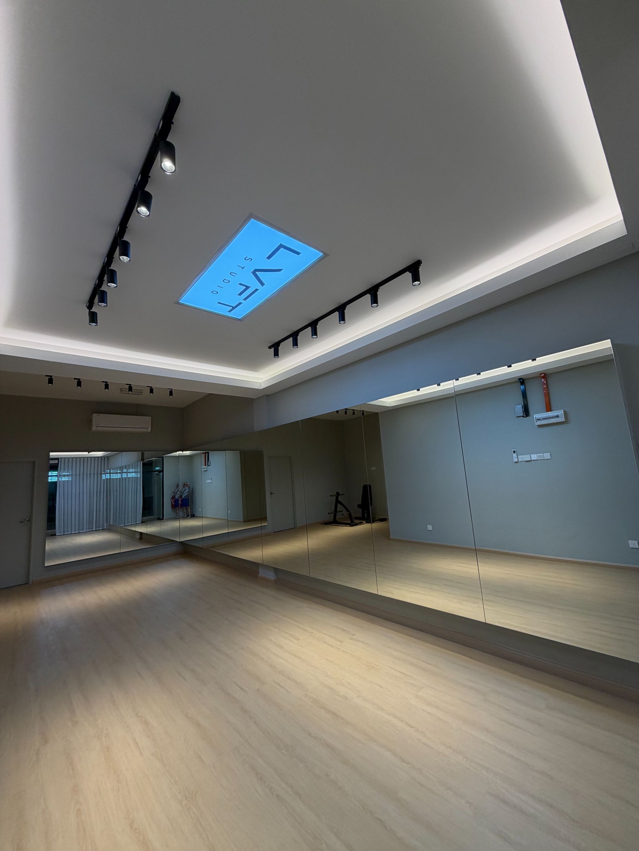 Interior of LVFT Studio in Pusat Komersial Ixora, Bukit Beruang