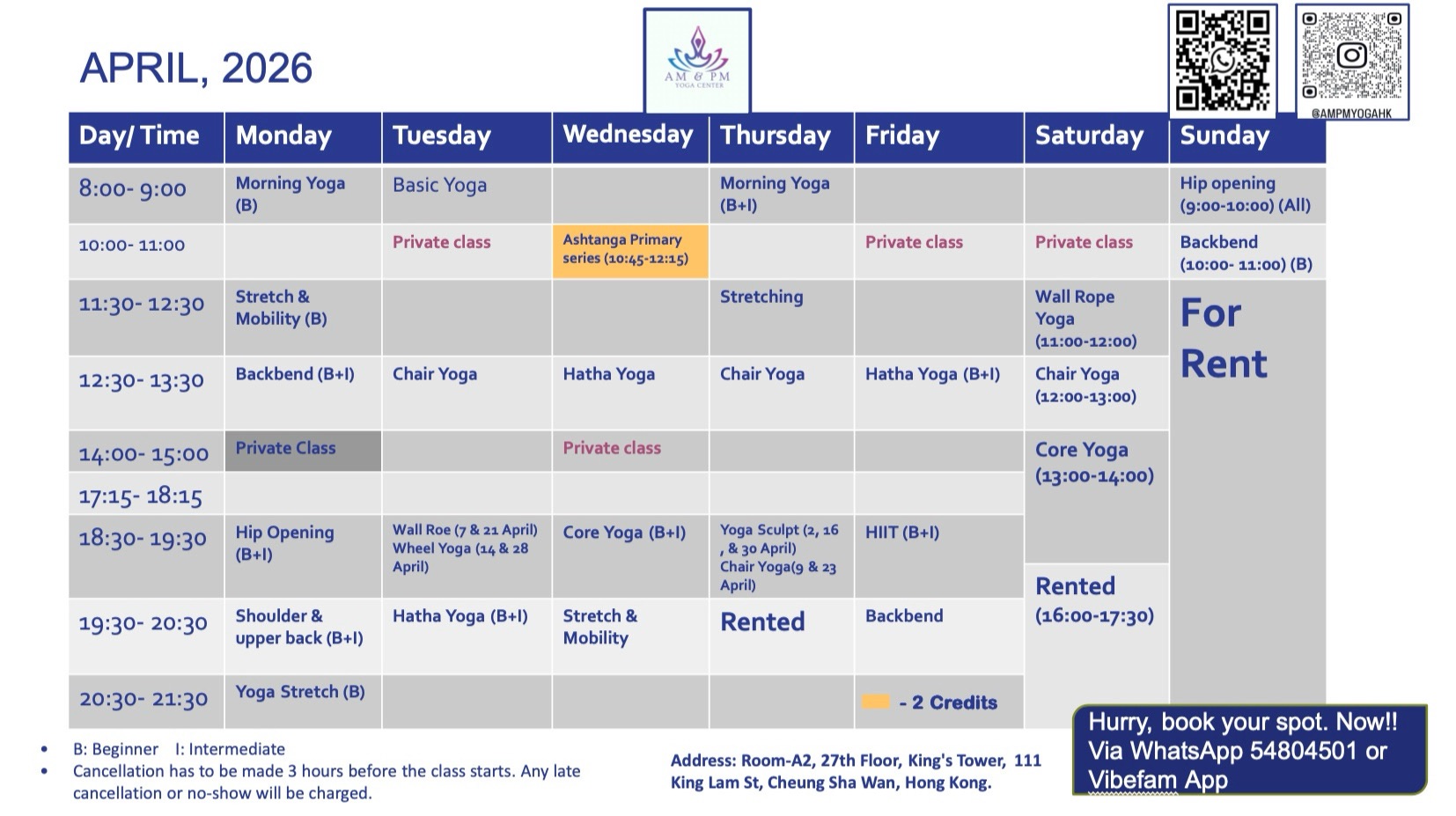 Am & Pm Yoga Center