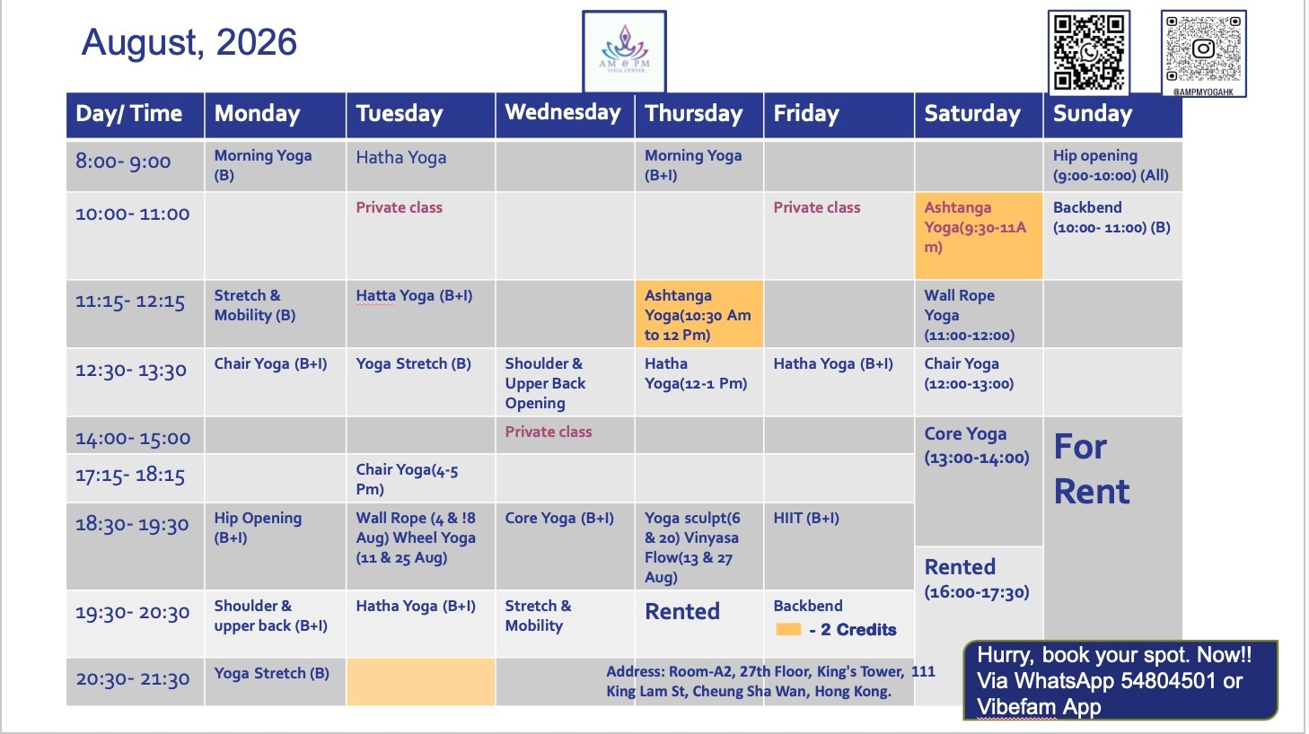 Am & Pm Yoga Center