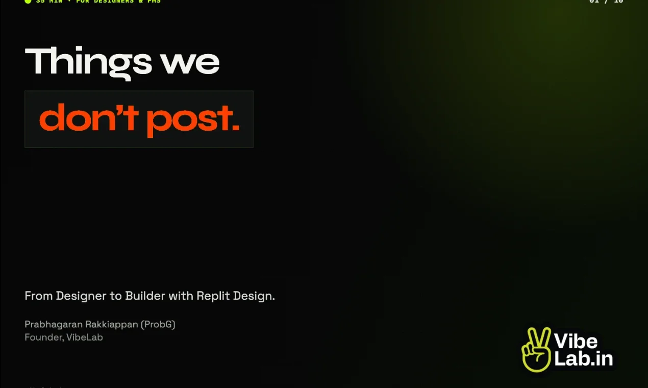 Replit Designathon, a vibe-coded project by ProbG