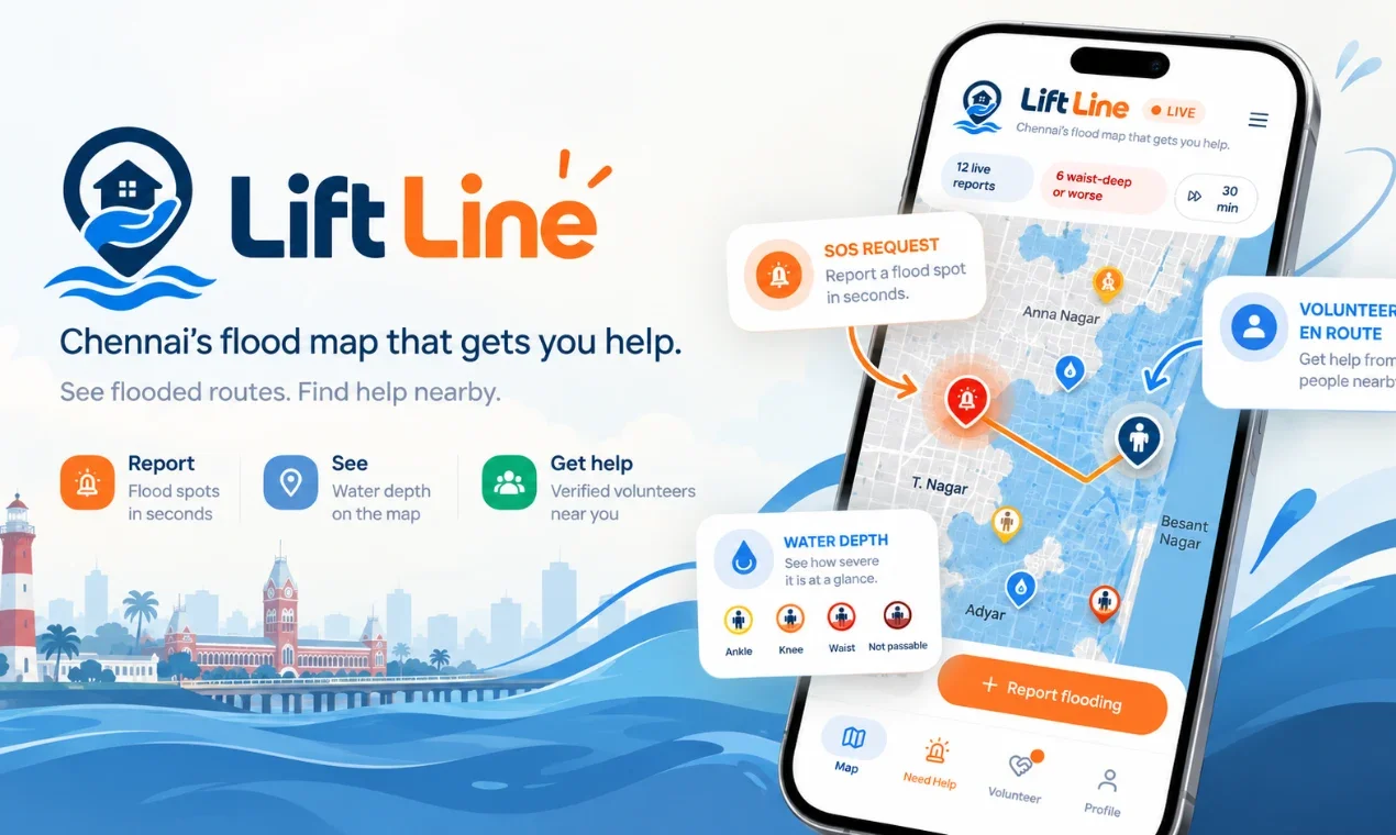 Lift Line, a vibe-coded project by Vijay Sharan V