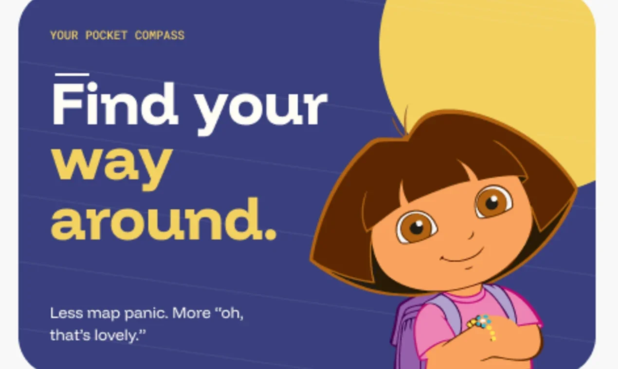 Dora the Explorer, a vibe-coded project by Bharathi Raja