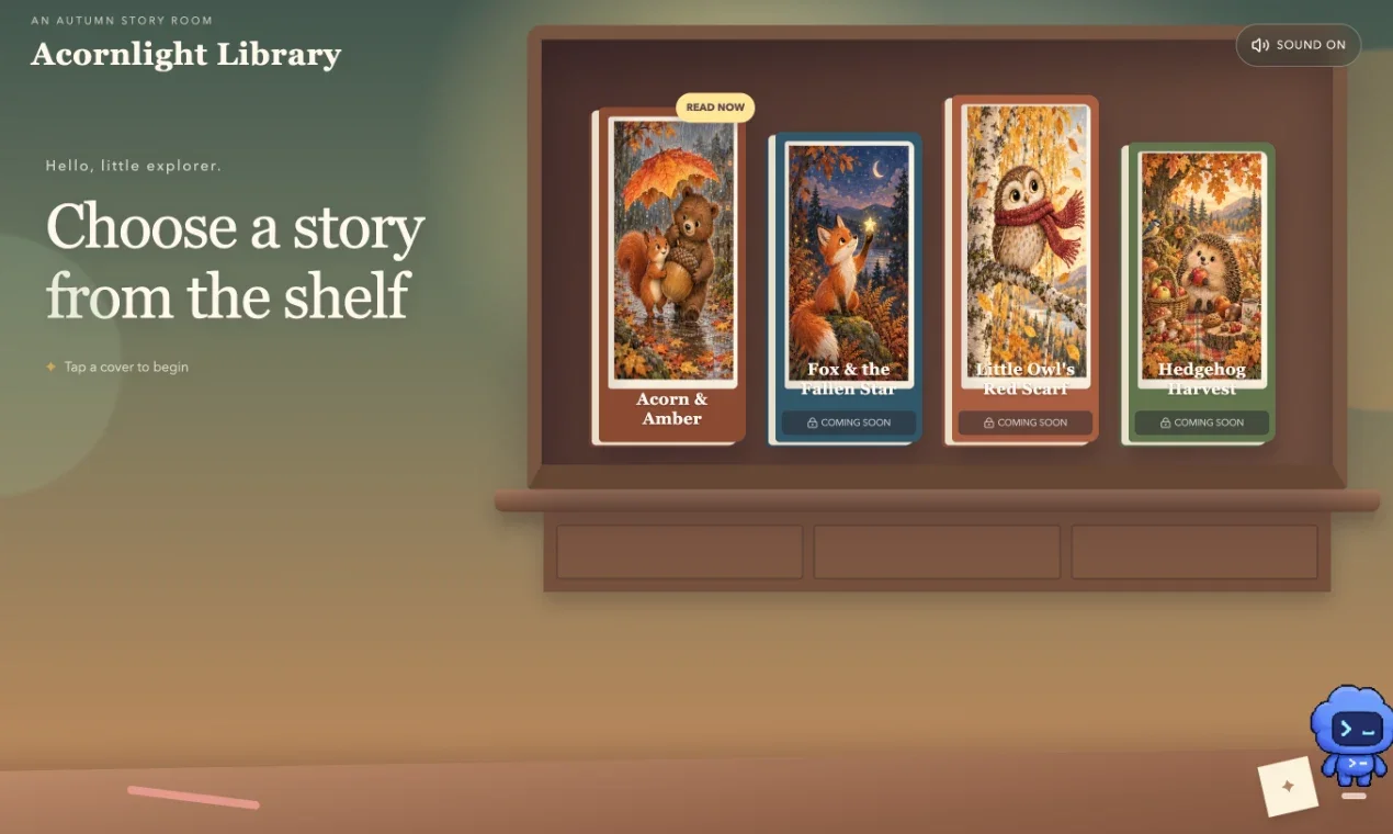Children's book, a vibe-coded project by Krithi K