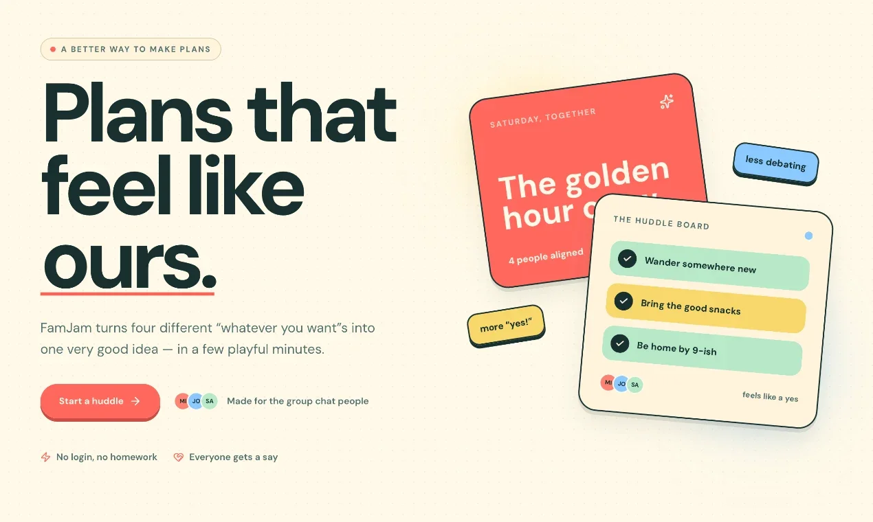 FamJam, a vibe-coded project by Venkatesh Mangena