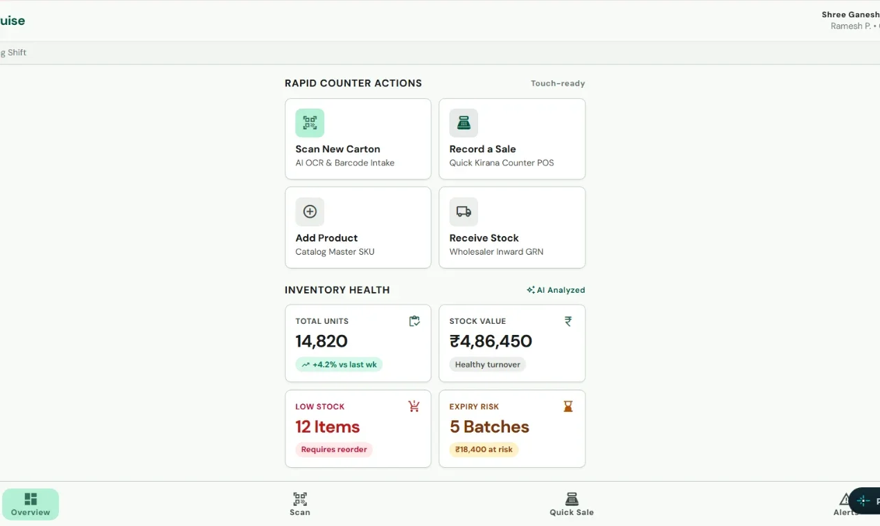 Shop cruise, a vibe-coded project by Yama Akhil
