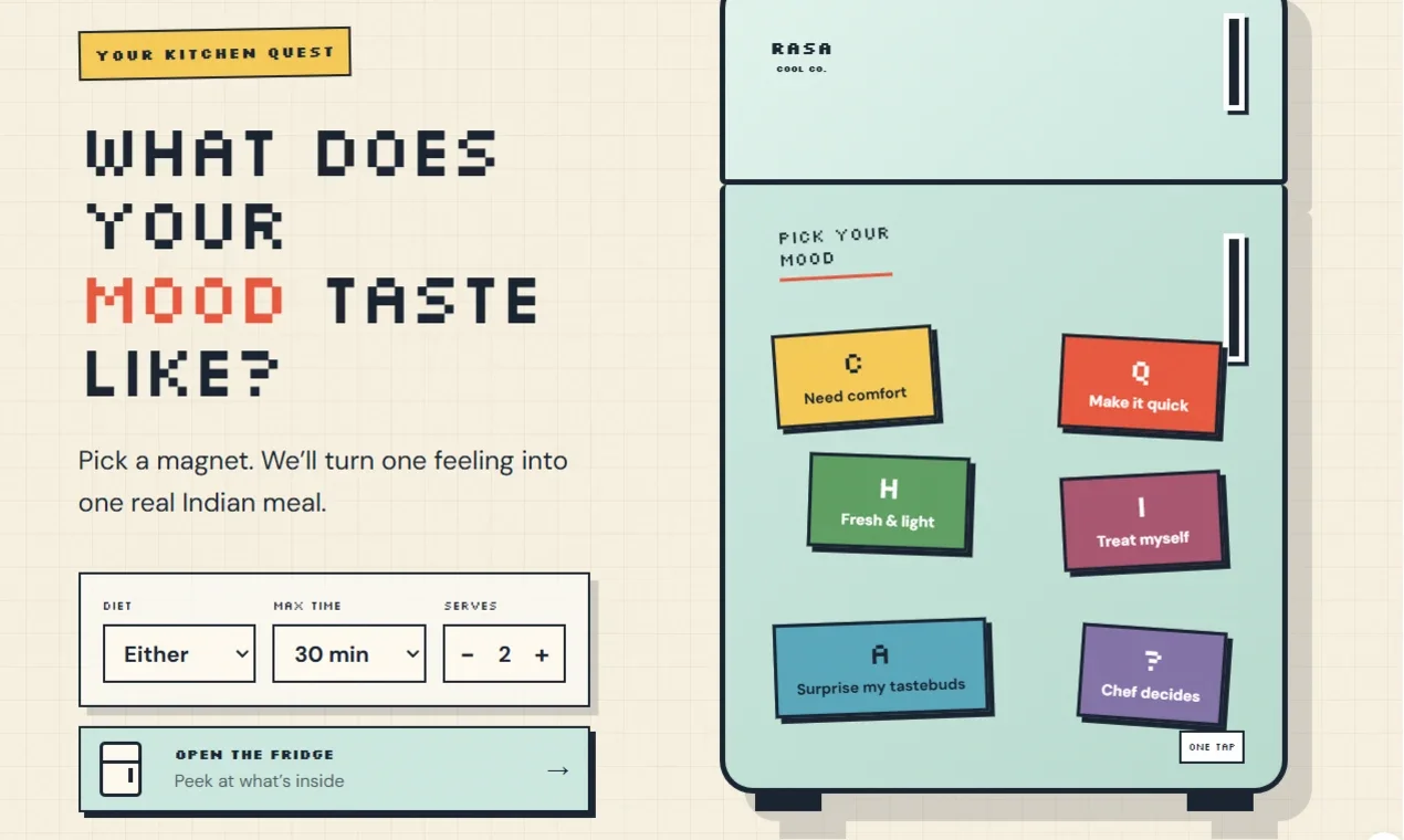 Kitchen Quest, a vibe-coded project by Hamsa varshini
