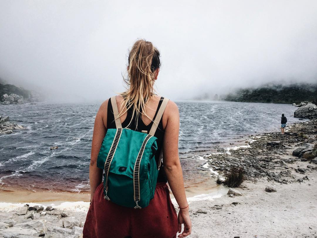 photo of woman at Skeleton Gorge