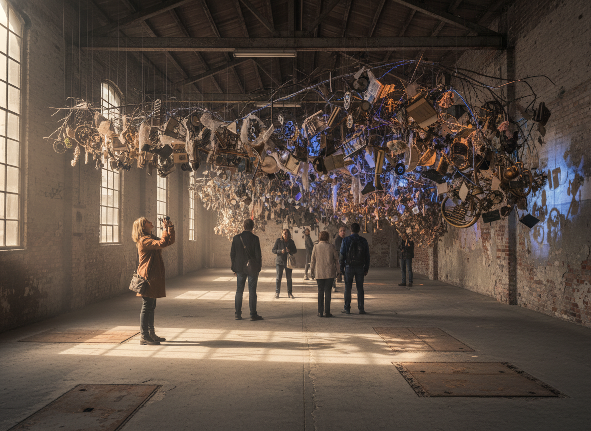 Immersive Art Installation: Echoes of Transformation