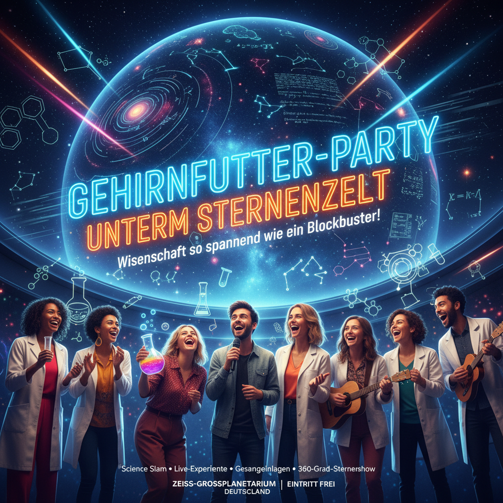 Gehirnfutter-Party unterm Sternenzelt