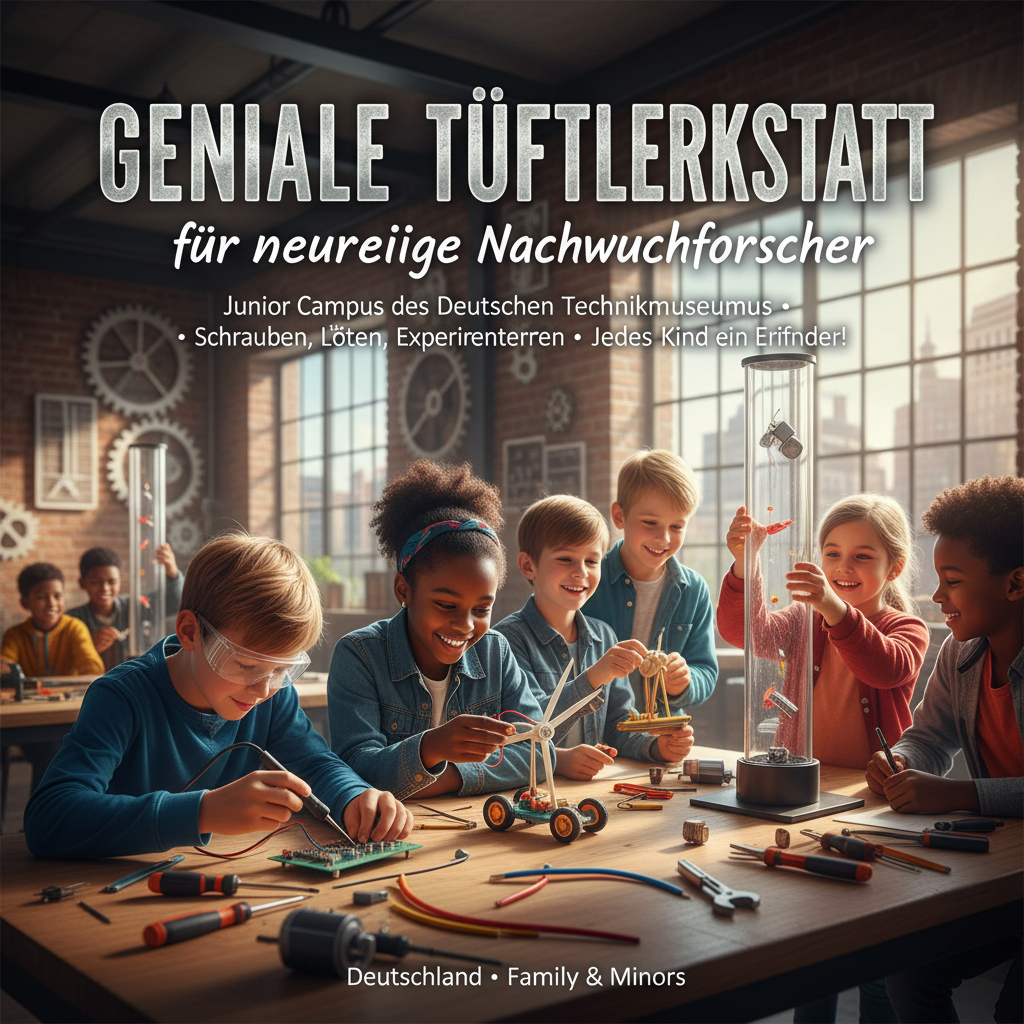 Geniale Tüftlerwerkstatt für neugierige Nachwuchsforscher