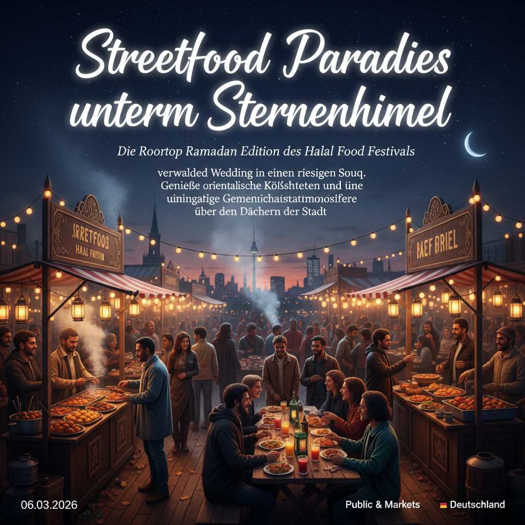 Streetfood Paradies unterm Sternenhimmel