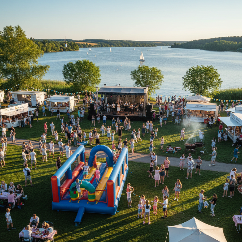 Fröhliches Pfingstfest am blauen See