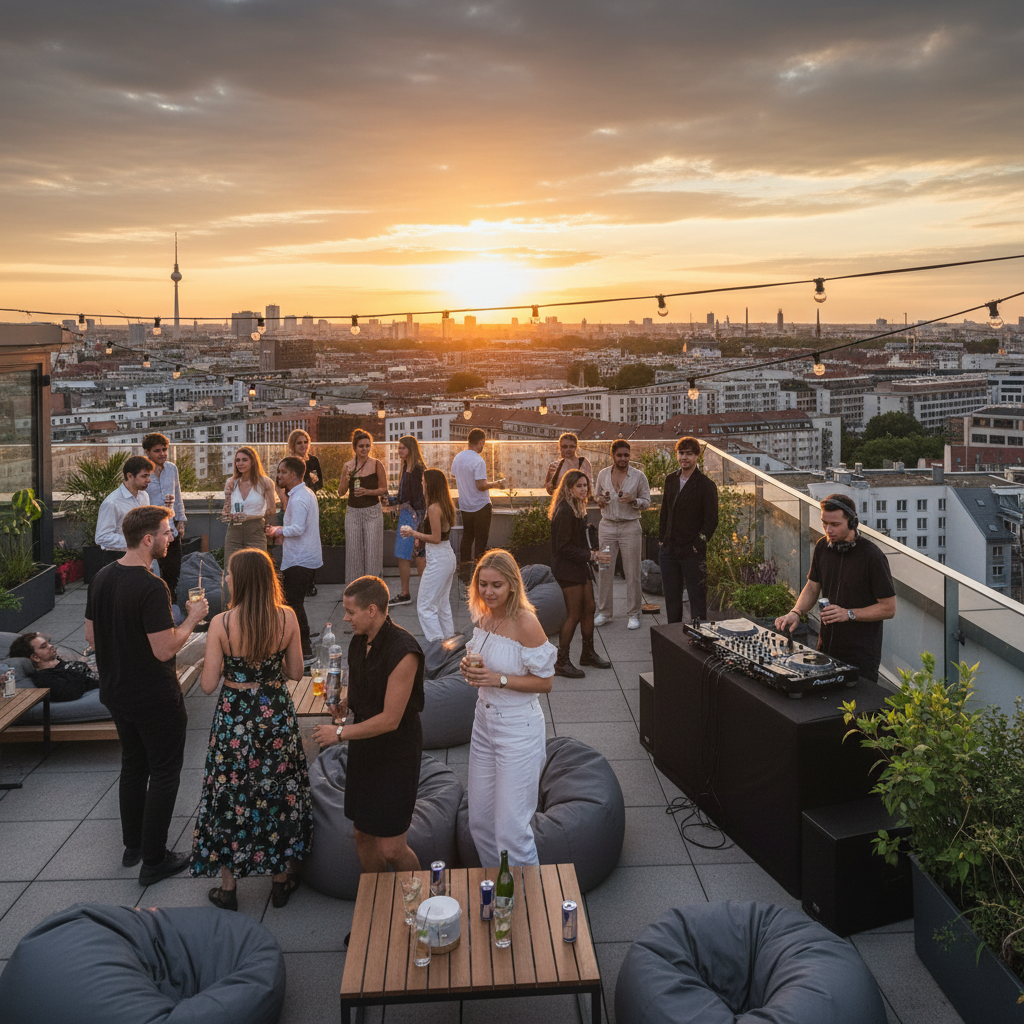 Red Bull Midsummer auf dem Dach