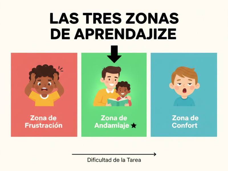 Las tres zonas de aprendizaje