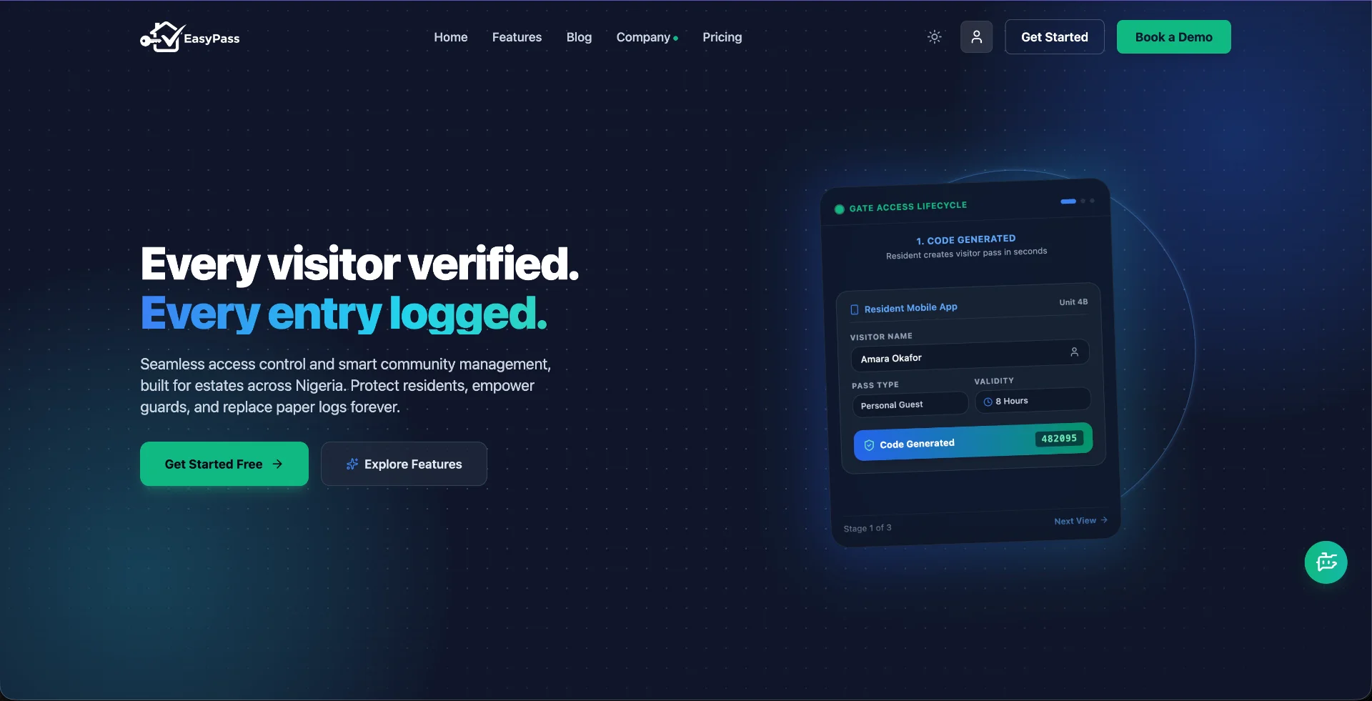 EazyPass: Smart Access Control & Estate Management Platform