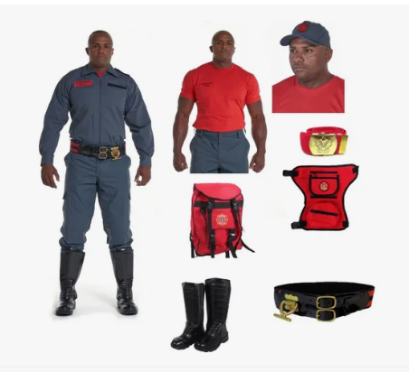 Uniforme Completo de Bombeiro Civil