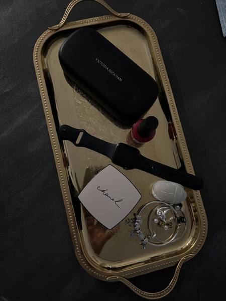 Gold colour tray  – Vintage things for your home  · London