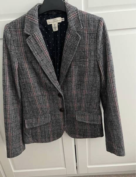 Wool fabric blazer, size S, Logg HM  – Vintage things for your home  · London