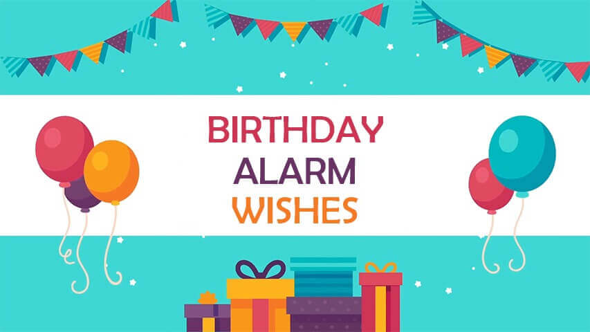 Birthday Alarm Video Invitation