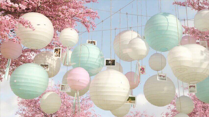 Blossom Lanterns Video Invitation