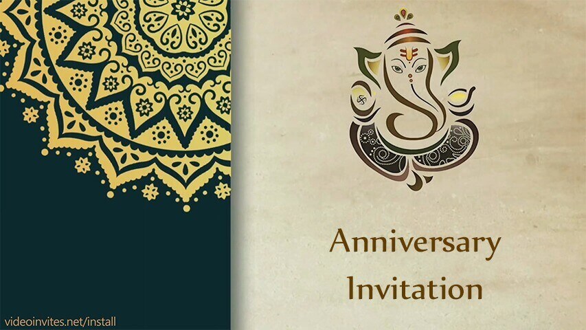 Jai Ganesha Video Invitation