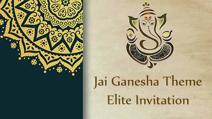 Jai Ganesha Elite Wedding Invitation Video